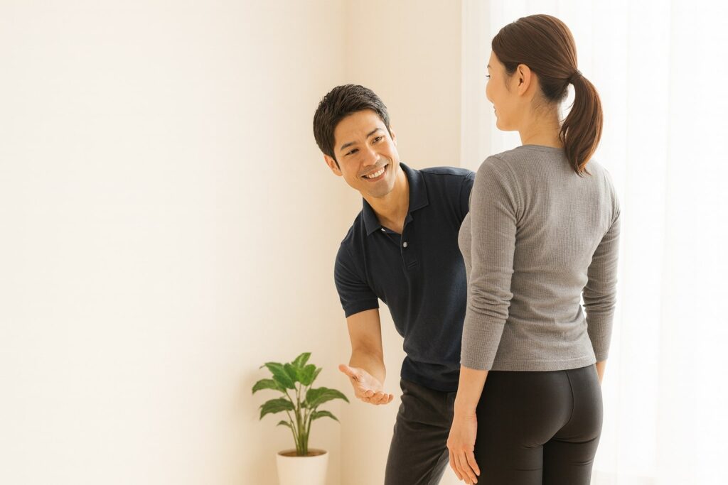 ピラティス姿勢チェック